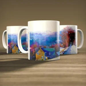 Winter Sun, Pitlochry, Mug by Colin Robertson
