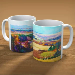 Spring on Soutra, Mug by Colin Robertson