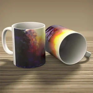 Evening Fire, Mug by Colin Robertson