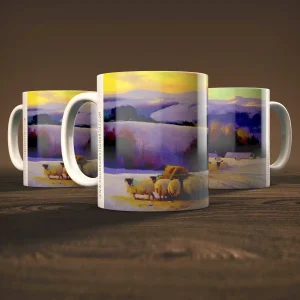 The Breakfast Guest, Glen Fender, Mug by Colin Robertson