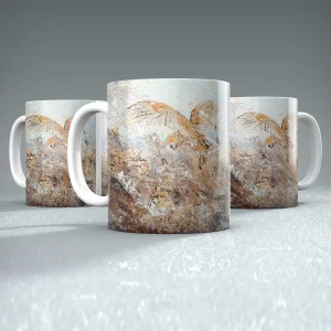 Barn Owl, Mug by Charlotte Strawbridge