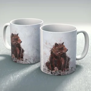 Bear in the Mist, Mug by Charlotte Strawbridge