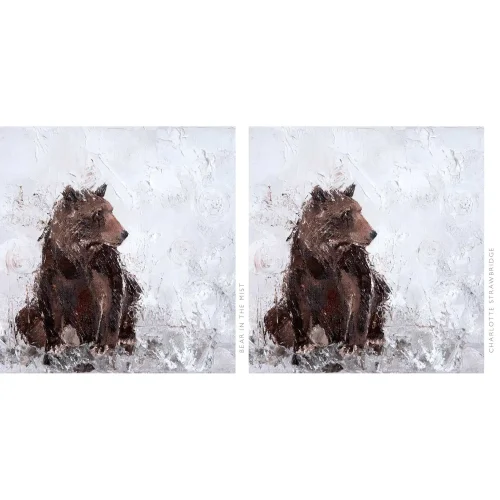 Bear in the Mist, Mug by Charlotte Strawbridge - Image 2