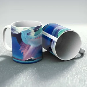 Pink Bass, Mug by Esther Cohen