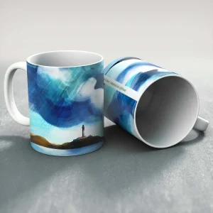 Ardnamurchan Lighthouse, Mug by Esther Cohen