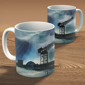 Finnieston Crane, Glasgow, Mug by Esther Cohen