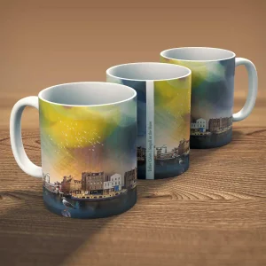 Seagull on the Shore, Mug by Esther Cohen