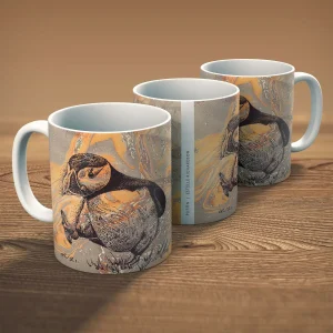 Puffin, Mug by Estelle Richardson