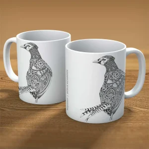 Pheasant, Mug by Estelle Richardson