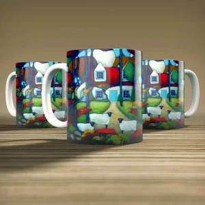 Autumn Woods, Mug by Fiona Millar