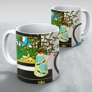 Chinese Lanterns, Mug by Fiona Millar