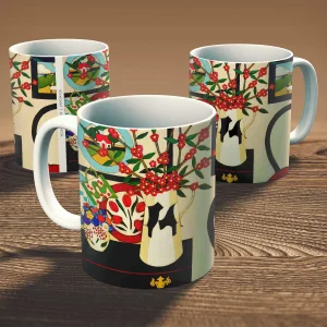 Japonica, Mug by Fiona Millar