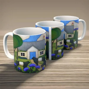 Galloway Thistles, Mug by Fiona Millar