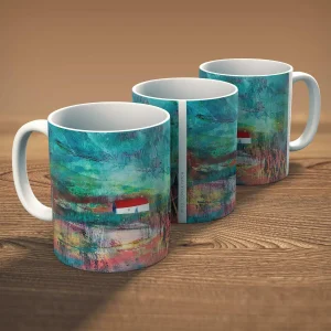Wild Flower Patch, Mug by Fiona Matheson