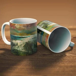 Machair Mix, Mug by Fiona Matheson