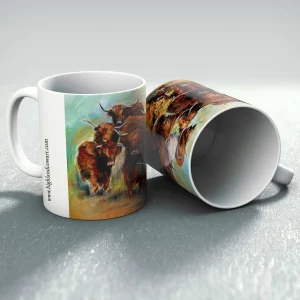 Having a Get Together, Mug by Hilary Barker