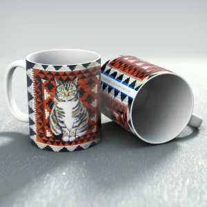 The Cat Who Came to Stay, Mug by Ingrid Nilsson