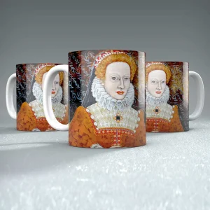 Elizabeth I, Mug by Ingrid Nilsson