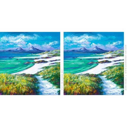 Visit to Sanna Bay, Mug by Jean Feeney - Image 2