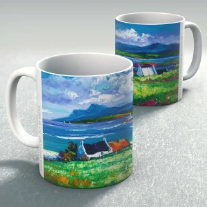 Spring, Brodick Bay, Isle of Arran, Mug by Jean Feeney
