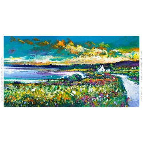 Camuscrois, Isle of Skye, Nightfall, Mug by Jean Feeney - Image 2