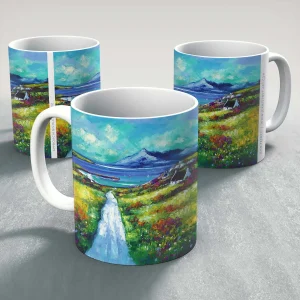 Approaching Elgol, Isle of Skye, Mug by Jean Feeney