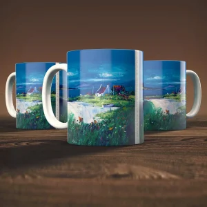 Early Summer on the way to Elgol, Isle of Skye, Mug by Jean Feeney