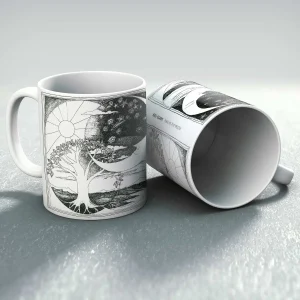 Man in the Moon, Mug by Keli Clark