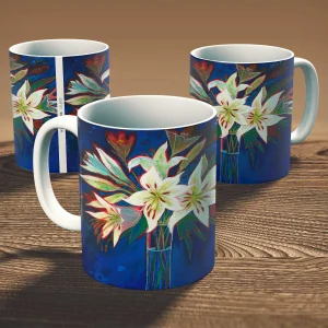 Lillies, Mug by Keli Clark