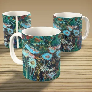 Night Garden, Mug by Keli Clark