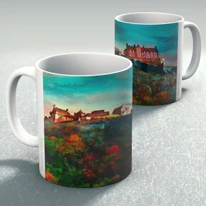 Edinburgh Castle, Mug by Lee Scammacca