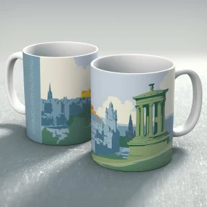 Edinburgh from Calton Hill, Mug by Peter McDermott