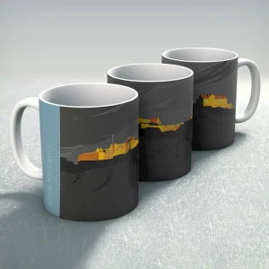 Edinburgh Castle, Mug by Peter McDermott