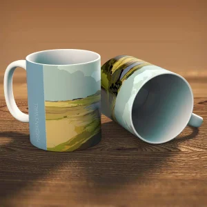 Hadrians Wall, Mug by Peter McDermott