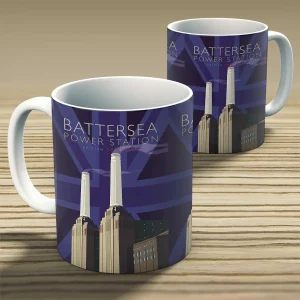 Battersea Power Station (Portrait), Mug by Peter McDermott
