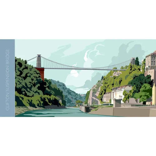 Clifton Suspension Bridge (Green), Mug by Peter McDermott - Image 2