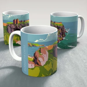 Dunnottar Castle, Mug by Peter McDermott