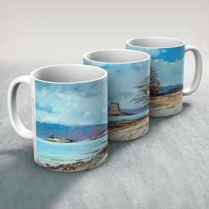 Castle Stalker in Winter, Mug by Robert Kelsey