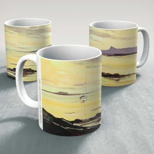 Evening Light Eigg, Mug by Robert Kelsey