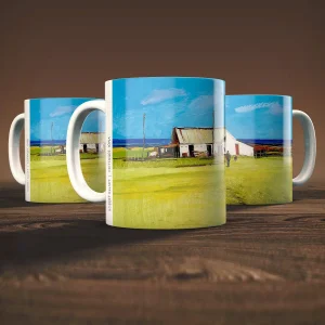 Cottages Iona, Mug by Robert Kelsey