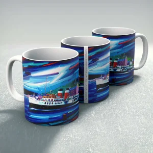 The Last Sea Going Paddle Steamer, Mug by Raymond Murray