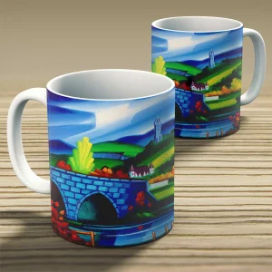 Stirling Bridge and Wallace Monument, Mug by Raymond Murray