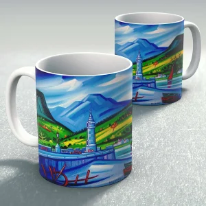 The Monument, Sandbank, Mug by Raymond Murray
