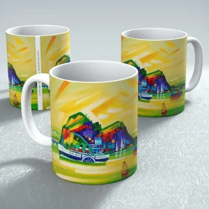 Dumbarton Rock, Mug by Raymond Murray