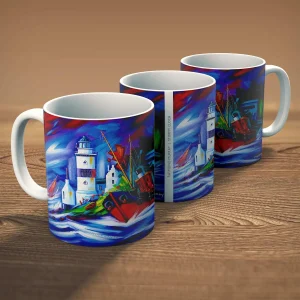 Stormy Cloch, Mug by Raymond Murray