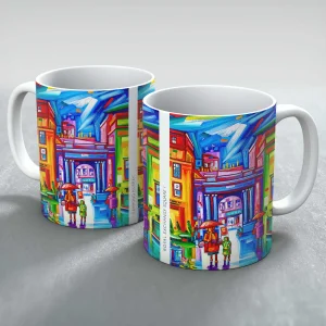 Royal Exchange Square 1, Mug by Raymond Murray
