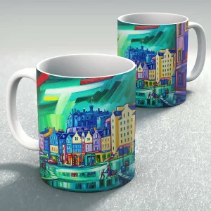 The Grassmarket Edinburgh, Mug by Raymond Murray