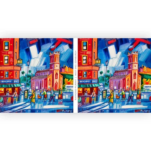West End, Edinburgh, Mug by Raymond Murray - Image 2