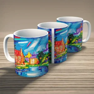 Dean Village, Edinburgh, Mug by Raymond Murray
