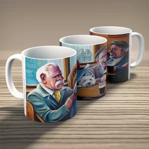 Having a Pint with the Colonel, Mug by Scott McGregor
